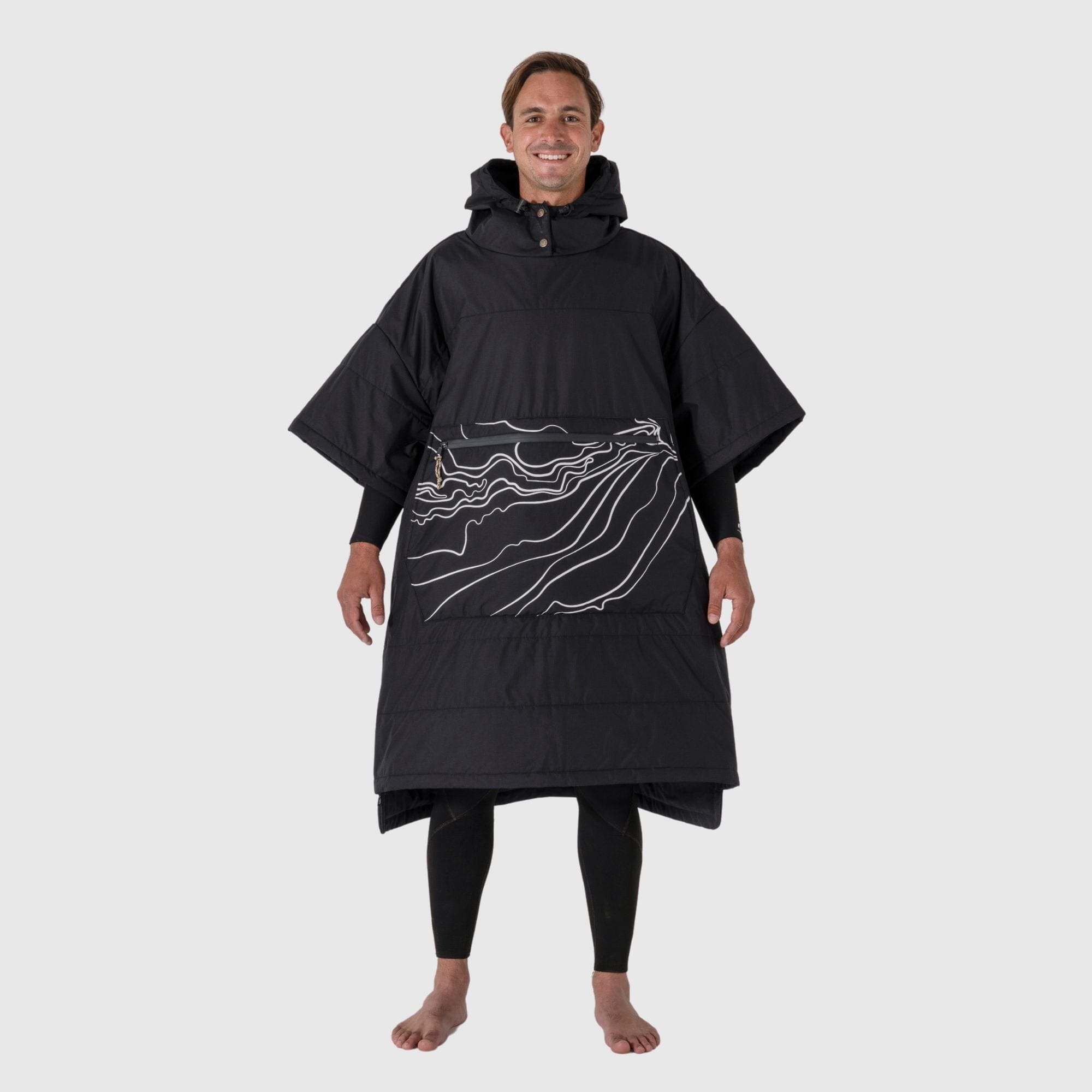 VOITED Outdoor Poncho for Surfing, Camping, Vanlife, Sailing & Wild