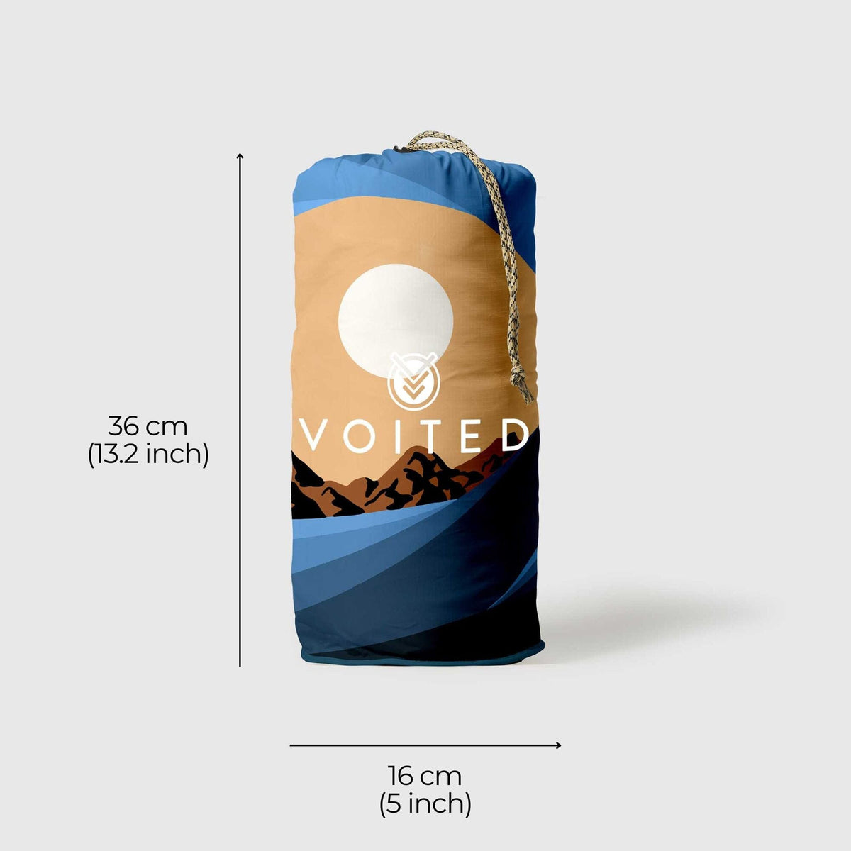 VOITED Recycled Ripstop Outdoor Camping Blanket - Lens