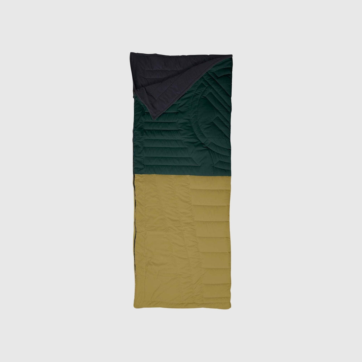 VOITED Slumber Zip Sack Blanket - Green Gabels / Dusty Sand