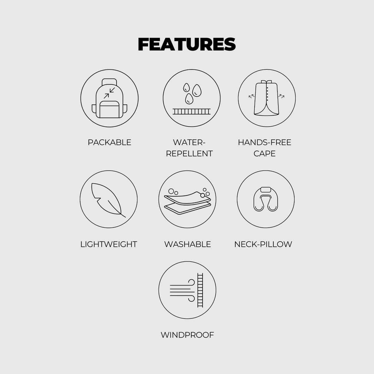 VOITED NeckPack Travel Blanket - Trailtrekker