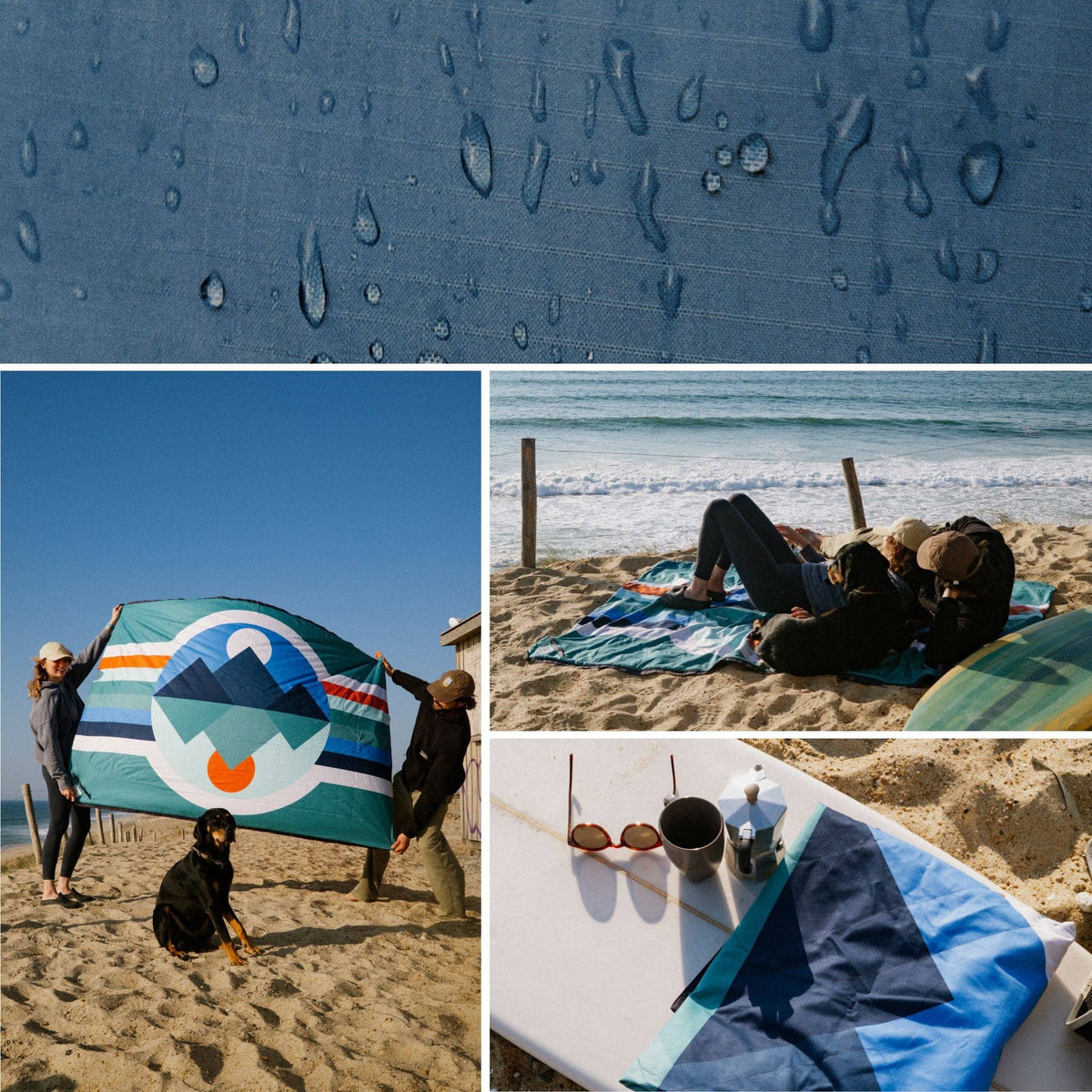 VOITED Compact Picnic & Beach Blanket - Luna Creek