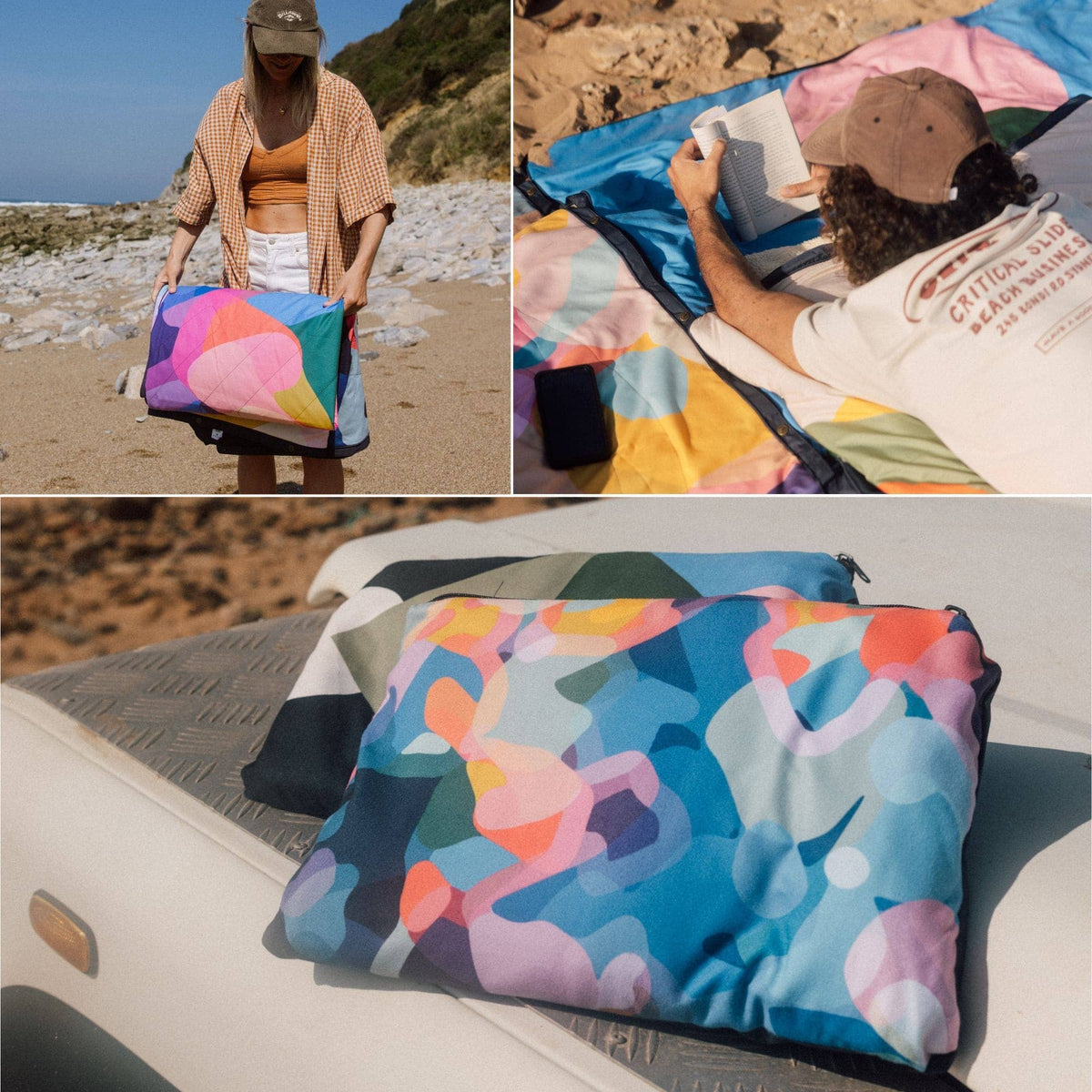 VOITED Compact Picnic & Beach Blanket - Beyond Real