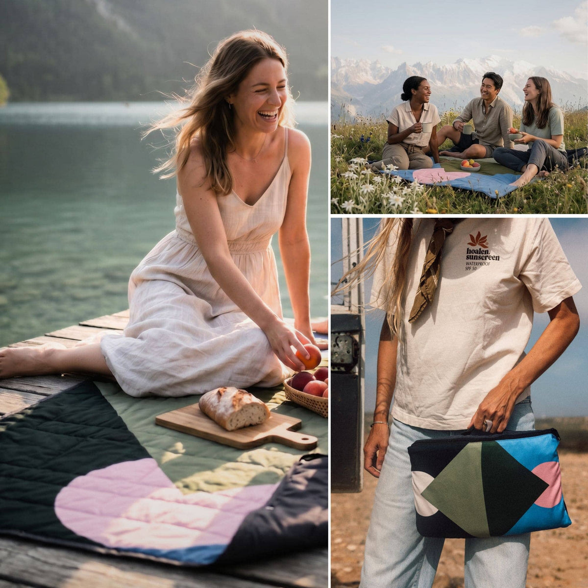 VOITED Compact Picnic & Beach Blanket - Dawntrail