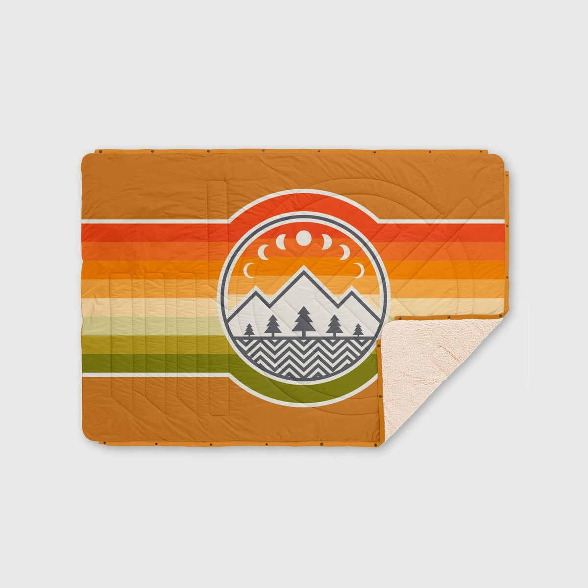 VOITED CloudTouch® Indoor/Outdoor Camping Blanket - Camp Vibes Falling