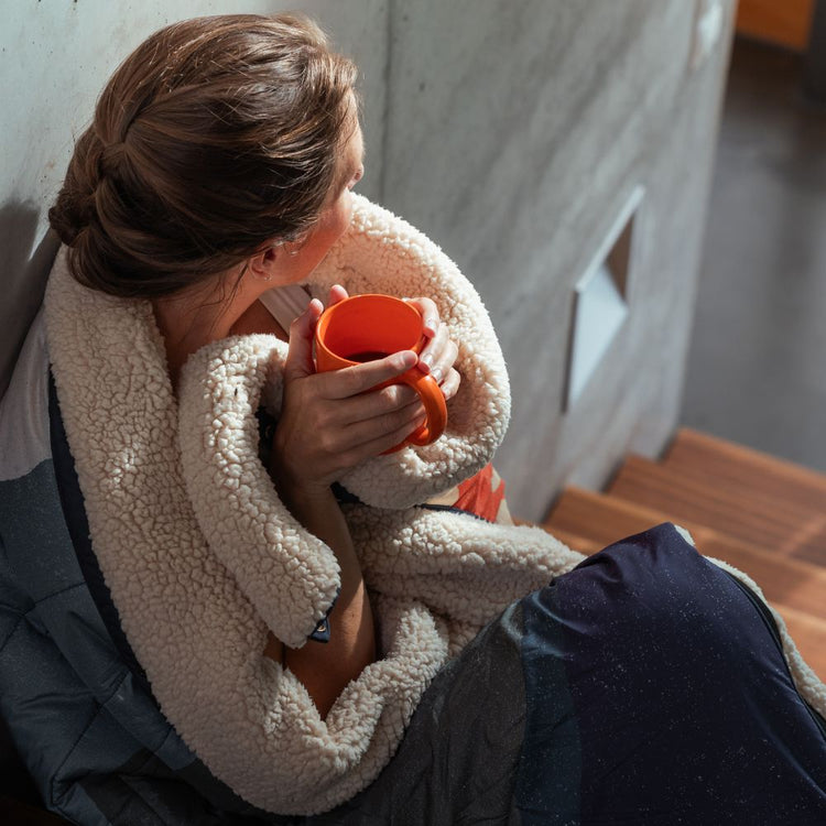 Cloudtouch Blanket VOITED woman stairs
