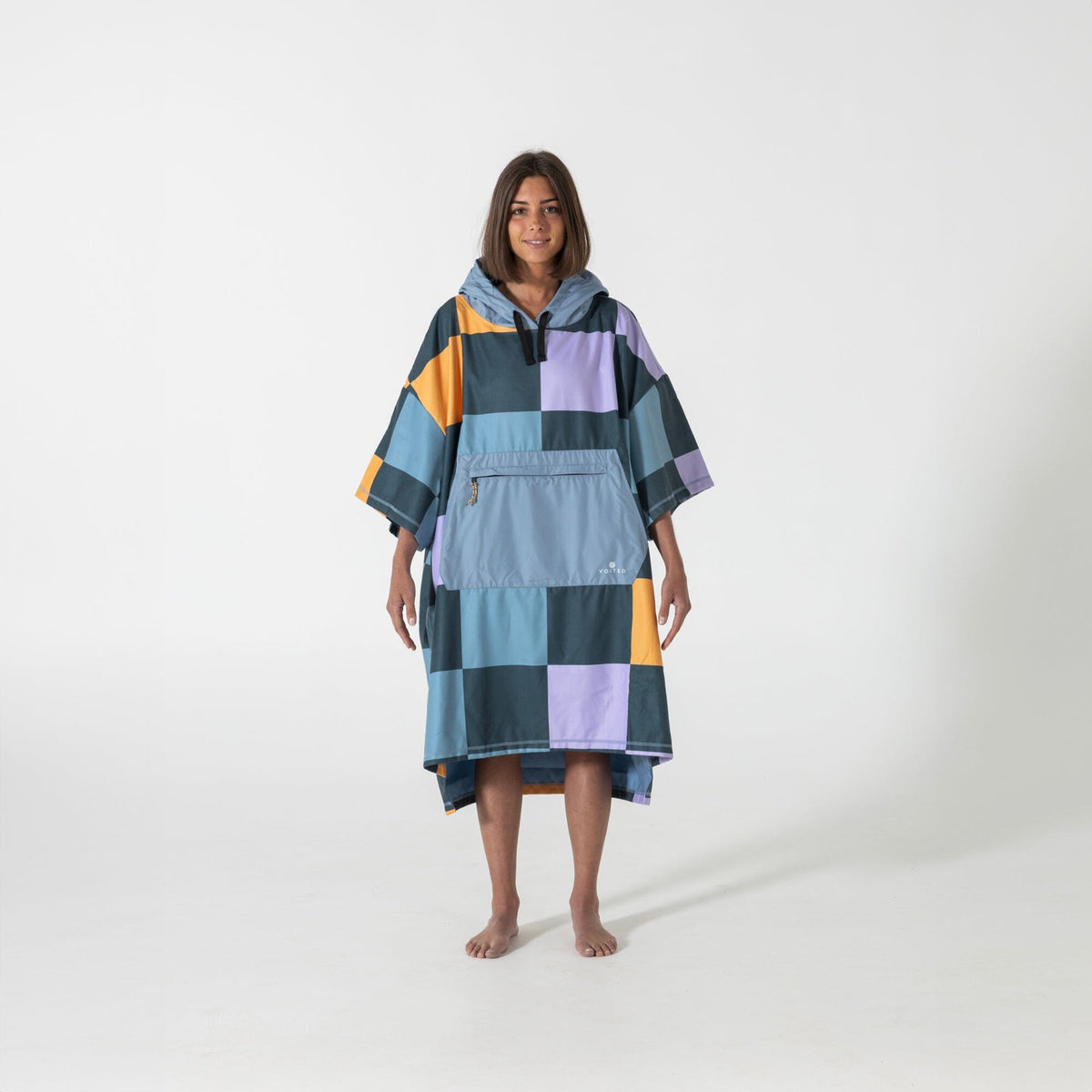 VOITED Micro Fleece Poncho - Cheeckers