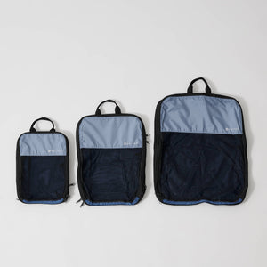 VOITED Travel Packing Cubes - Mountain Spring/Blue Steel