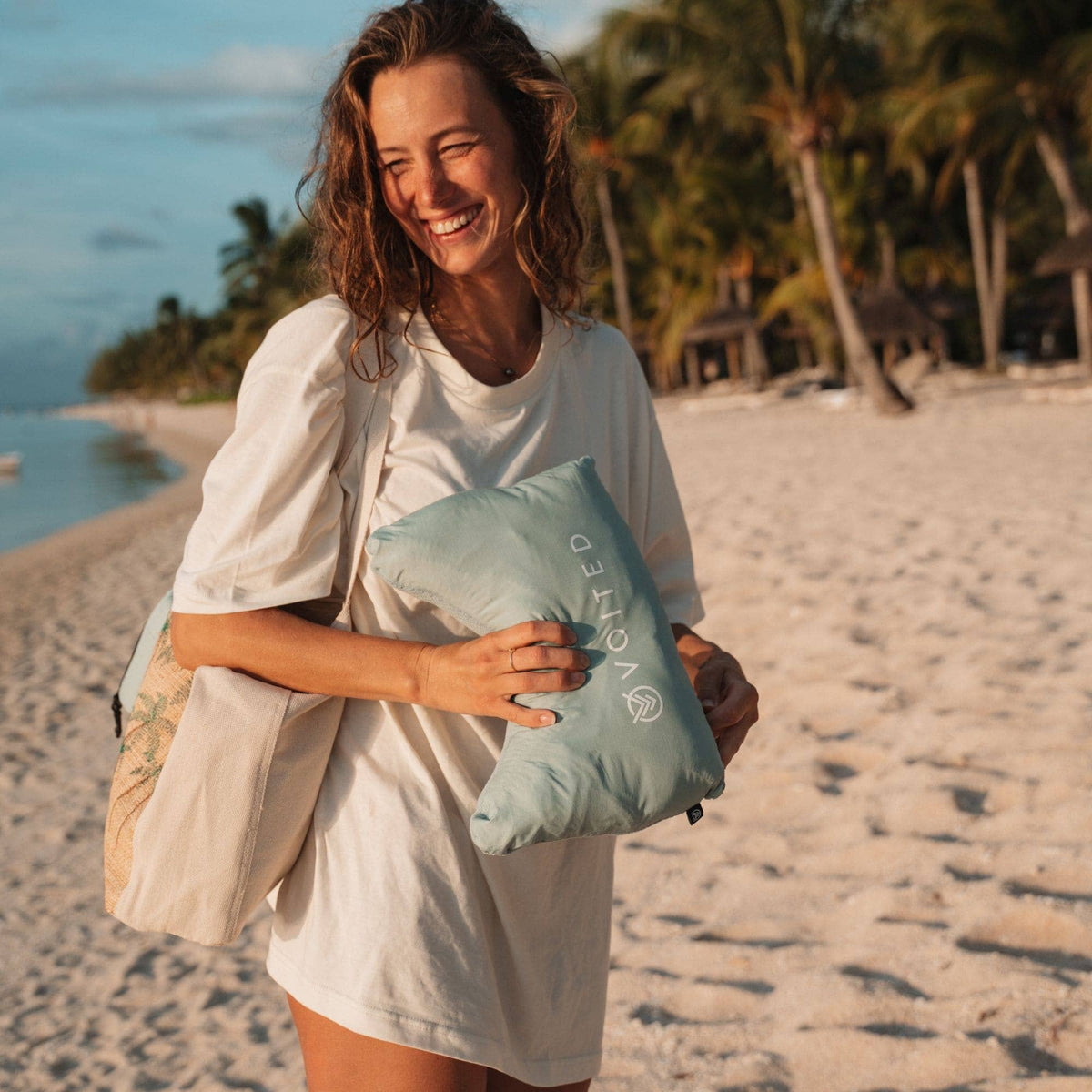 VOITED Beach Towel - Eucalyptus