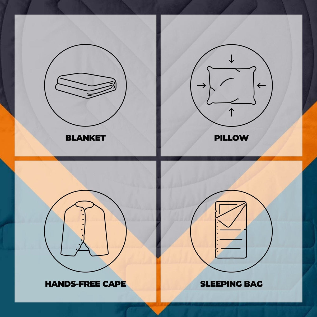 VOITED CloudTouch® Indoor/Outdoor Camping Blanket - Down Under