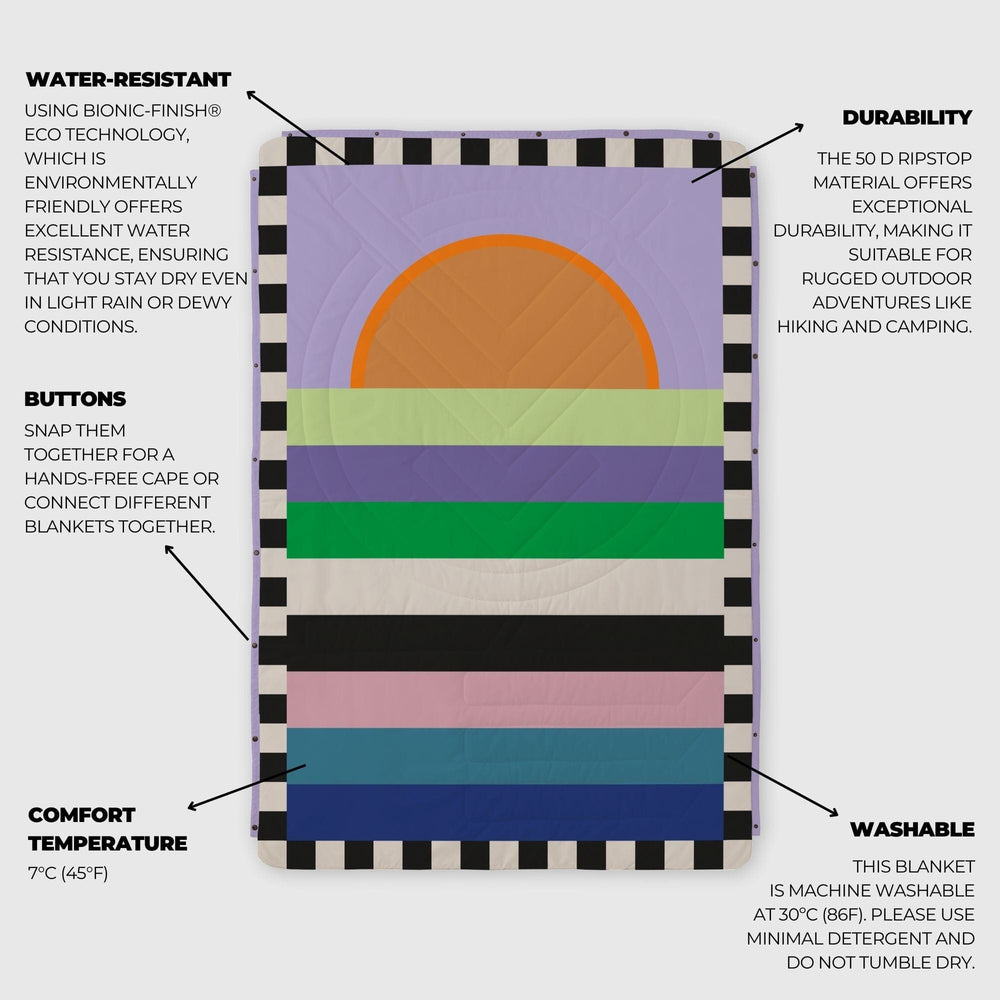 VOITED CloudTouch® Indoor/Outdoor Camping Blanket - Easy Sundaze