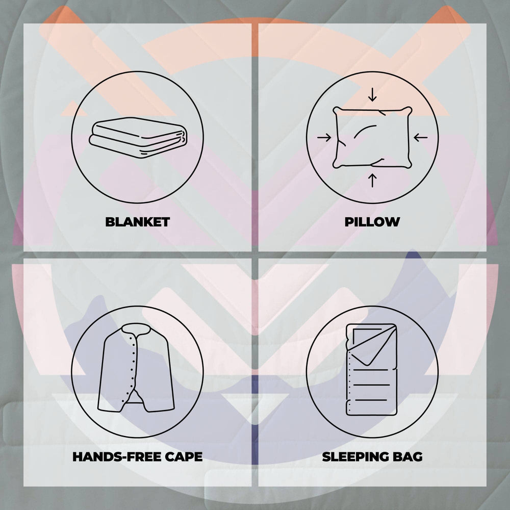 VOITED CloudTouch® Indoor/Outdoor Camping Blanket - Echo Bloom