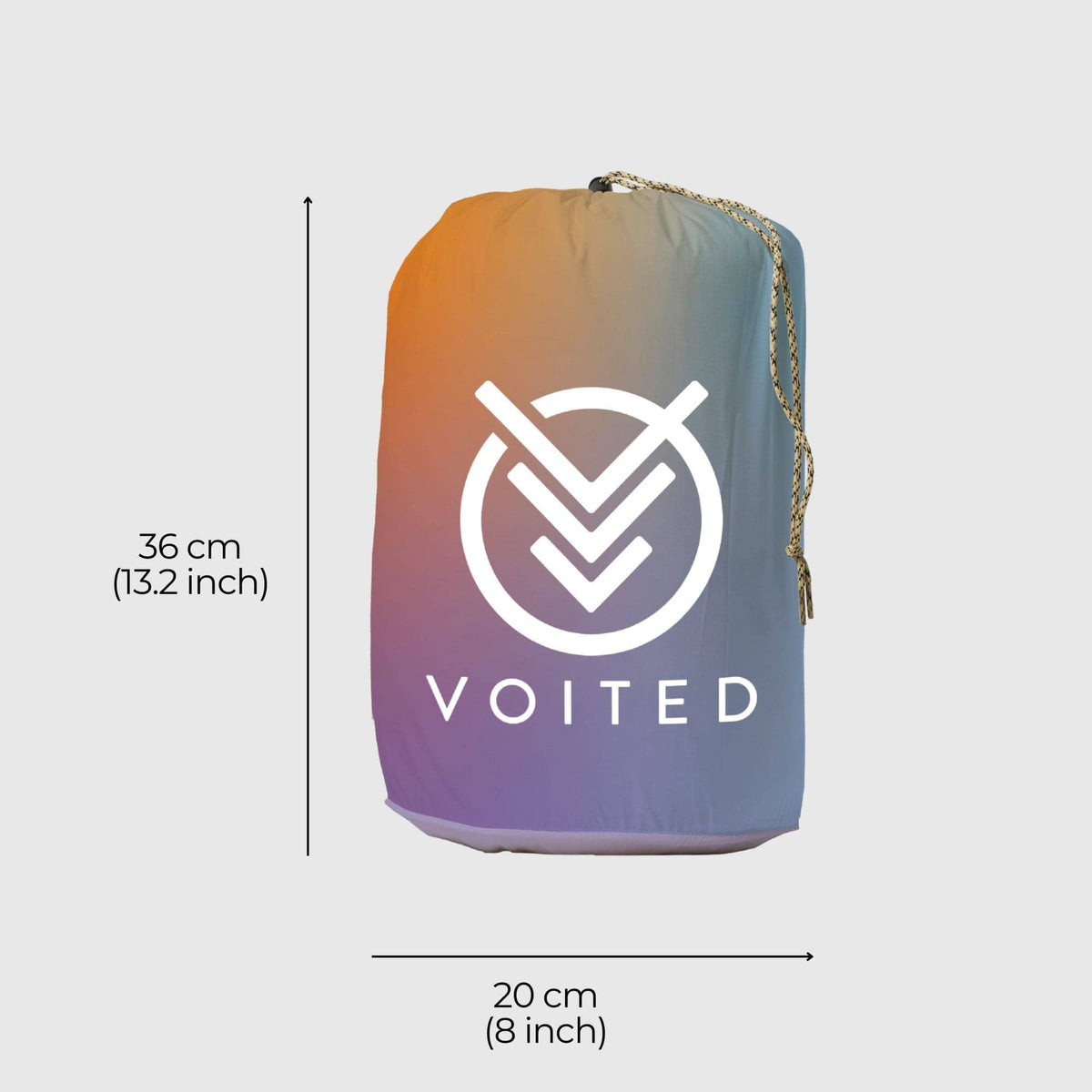 VOITED CloudTouch® Indoor/Outdoor Camping Blanket - Fuzzy Sunset