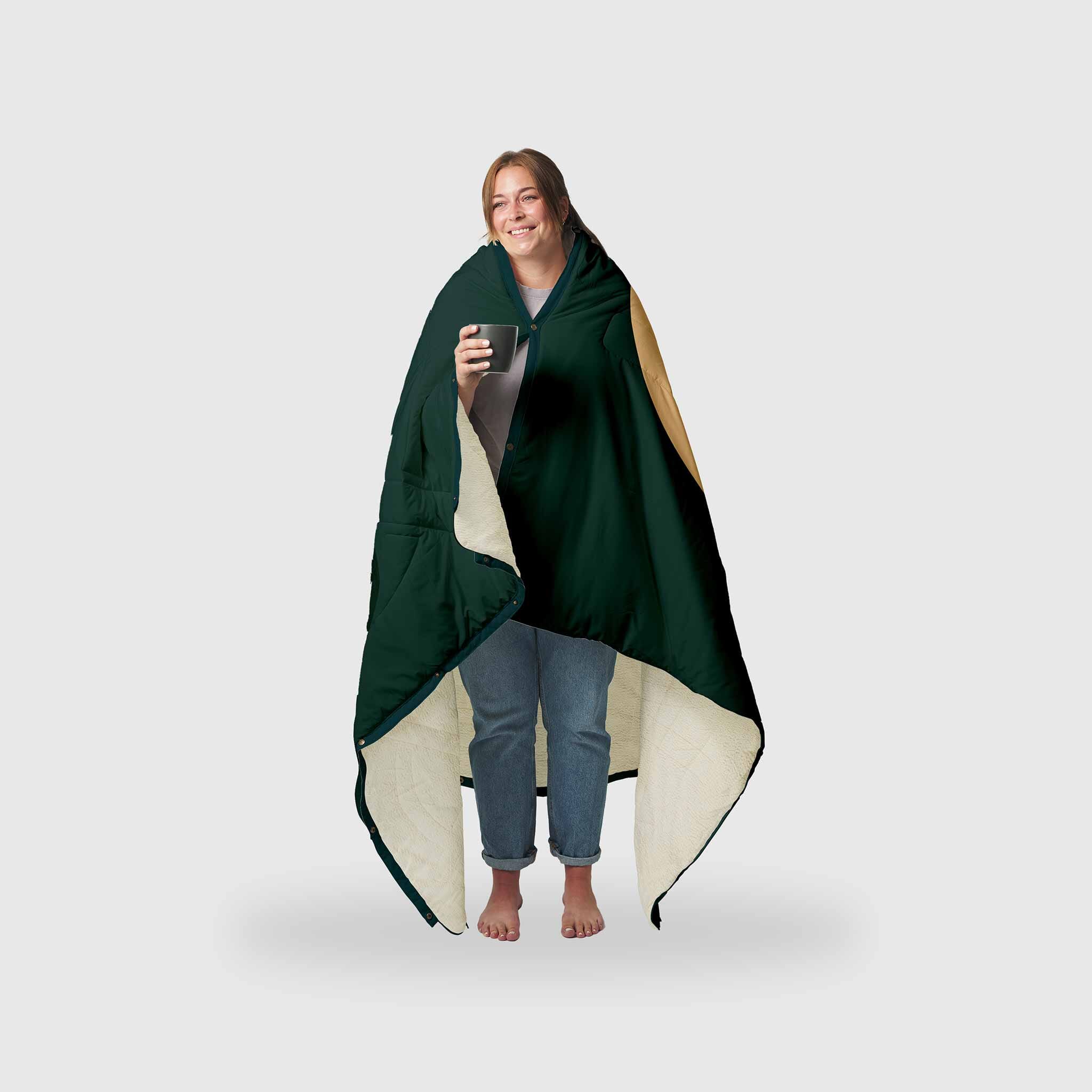 VOITED Stay cosy Anywhere: Versatile Warm Blankets - Day & Night