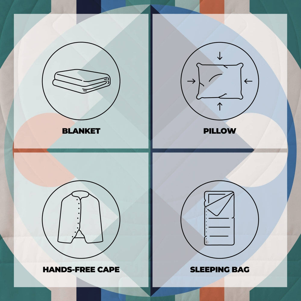 VOITED CloudTouch® Indoor/Outdoor Camping Blanket - Luna Creek