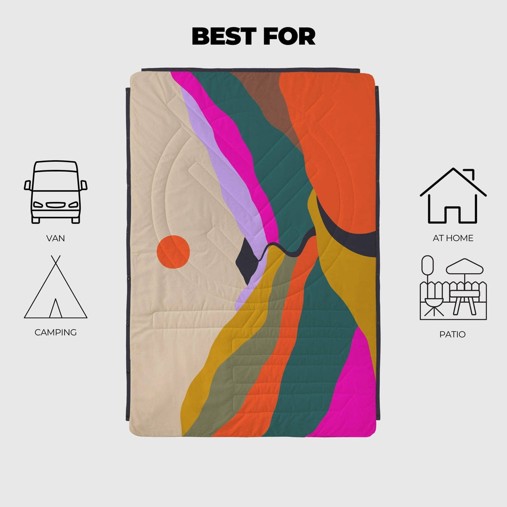VOITED CloudTouch® Indoor/Outdoor Camping Blanket - Mystic Ridge
