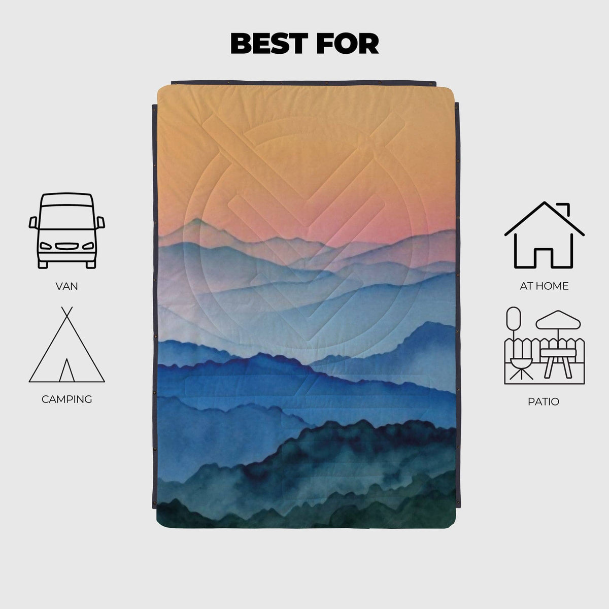 VOITED CloudTouch® Indoor/Outdoor Camping Blanket - Nomadsland