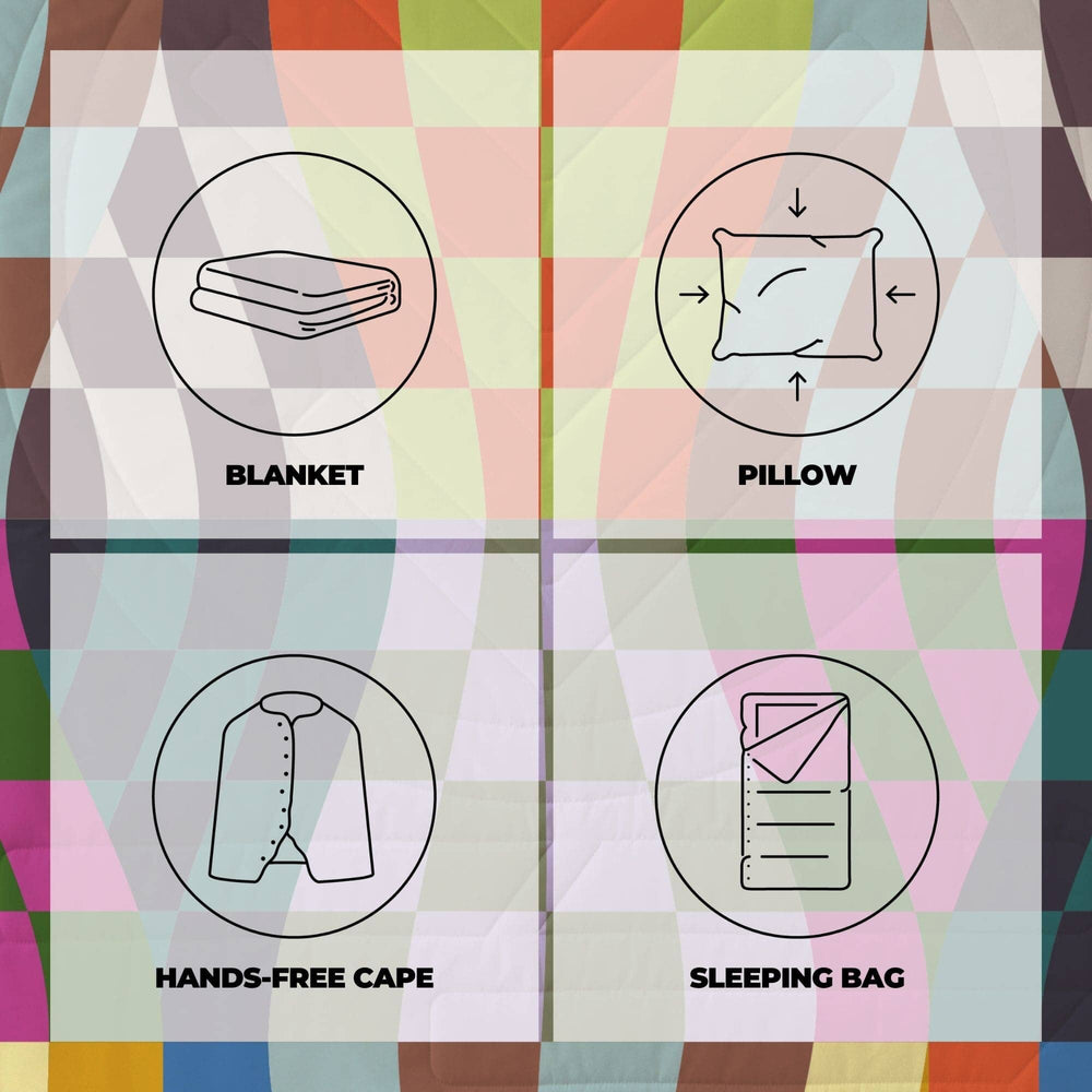 VOITED CloudTouch® Indoor/Outdoor Camping Blanket -Orbit