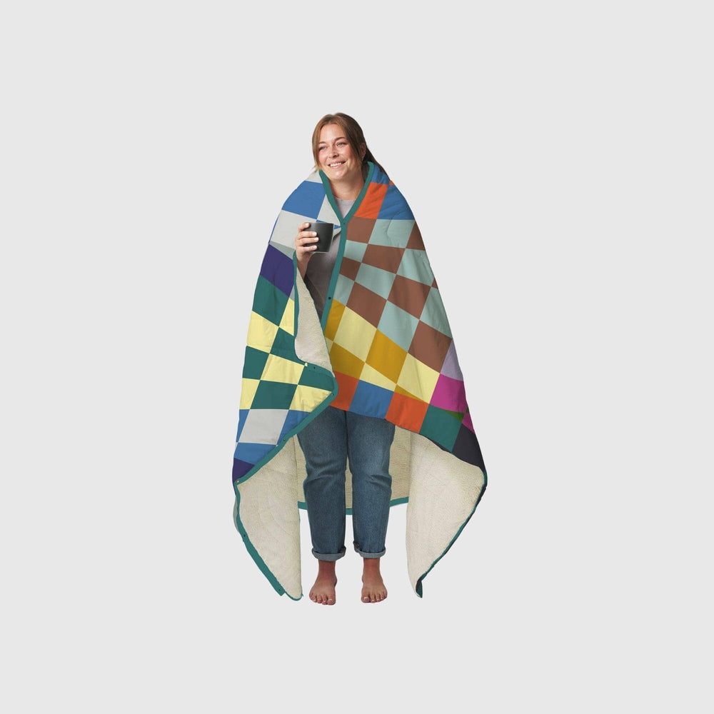 VOITED CloudTouch® Indoor/Outdoor Camping Blanket -Orbit