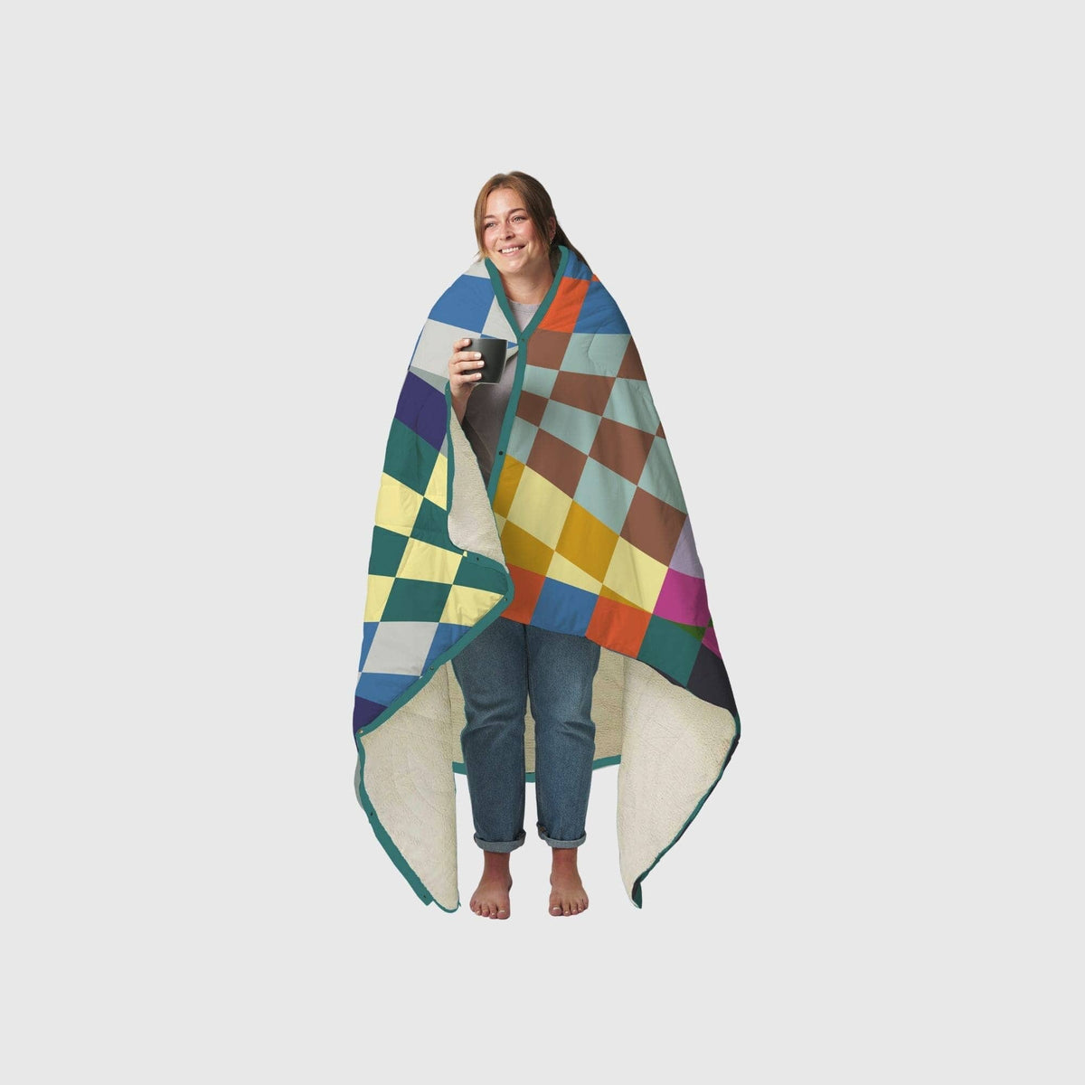 VOITED CloudTouch® Indoor/Outdoor Camping Blanket -Orbit
