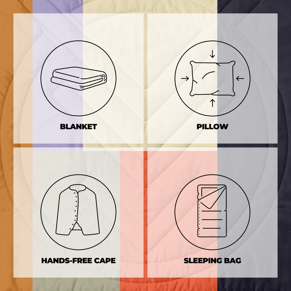 VOITED CloudTouch® Indoor/Outdoor Camping Blanket - Patch