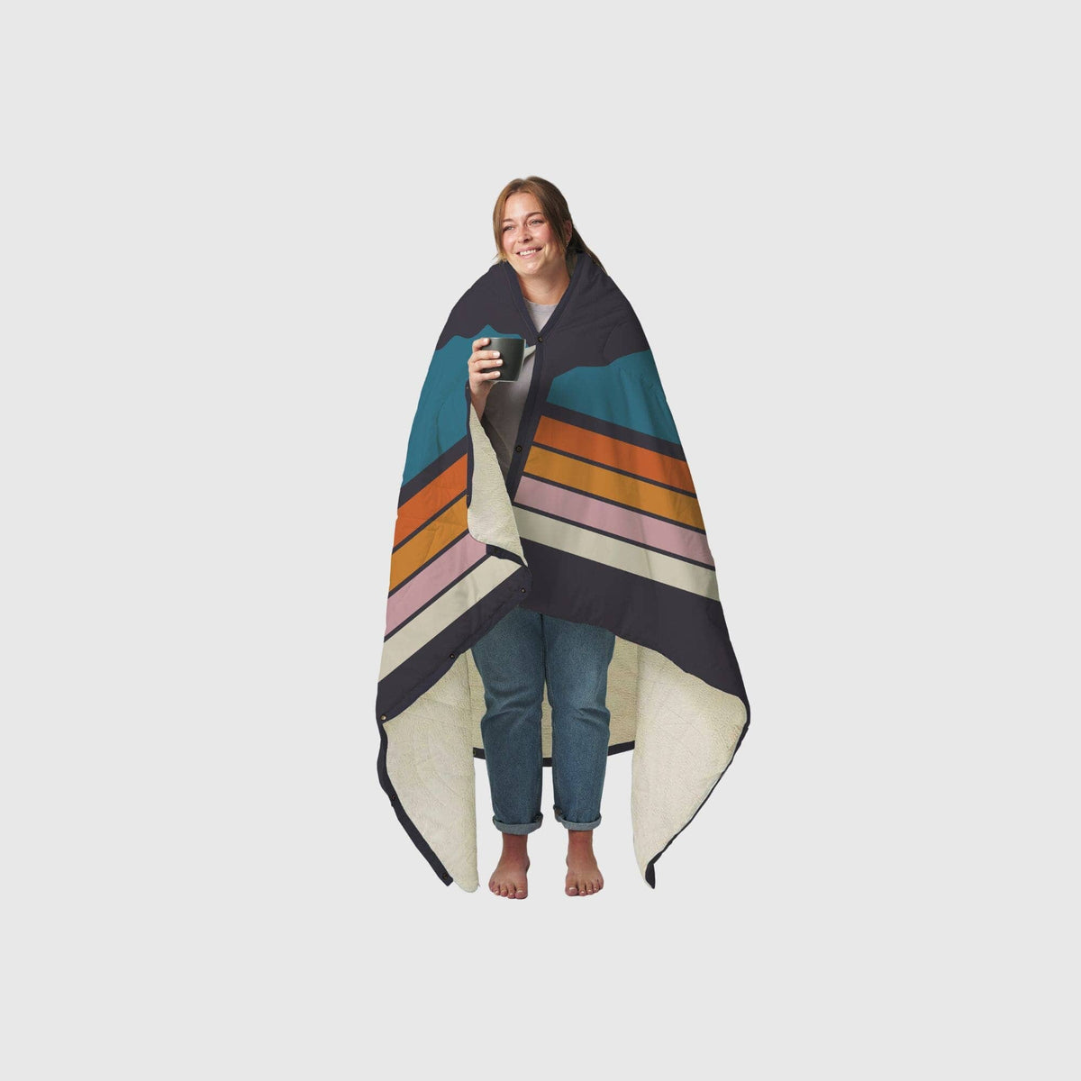 VOITED CloudTouch® Indoor/Outdoor Camping Blanket - Peaks