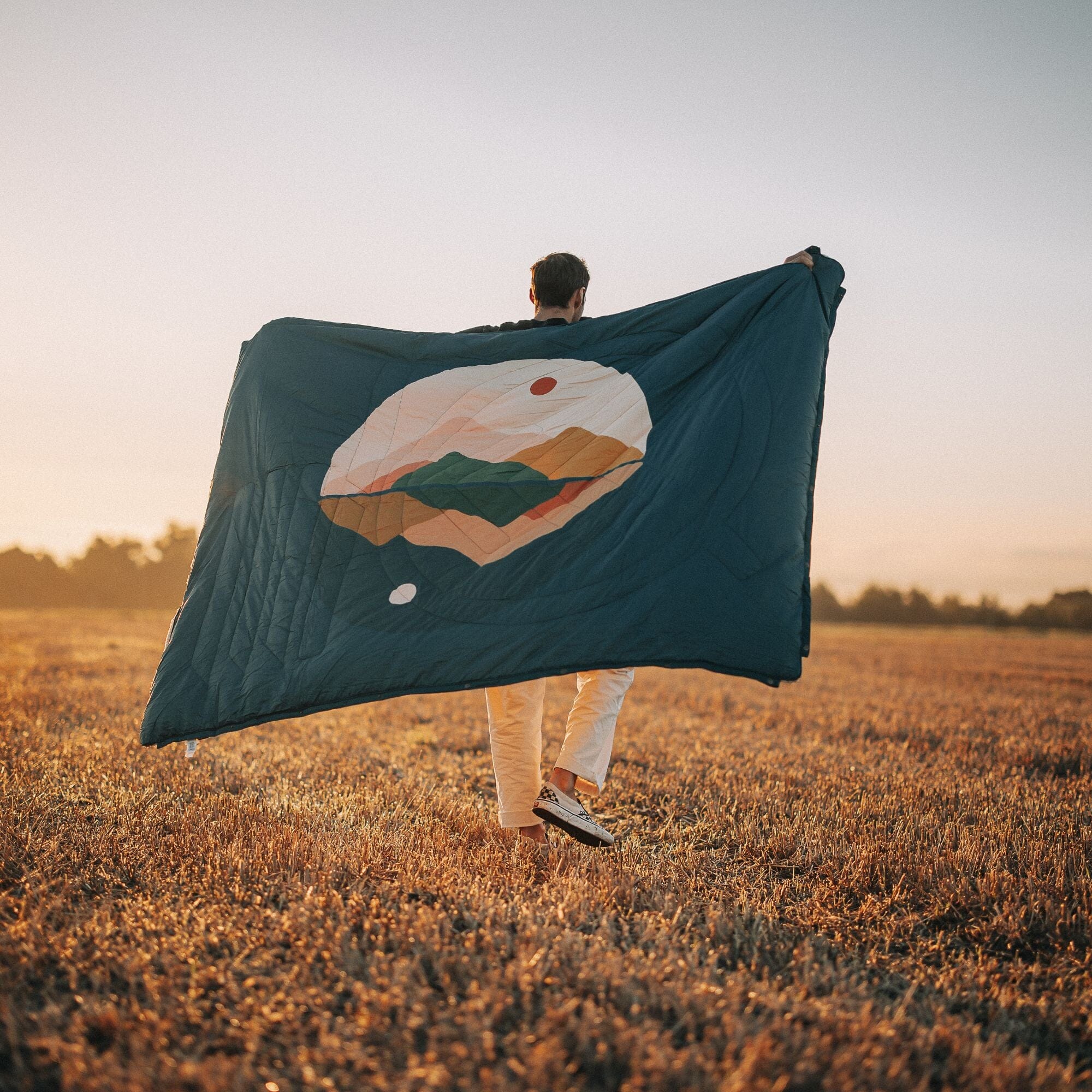 Voited Recycled Ripstop Outdoor Camping Pillow Blanket - Creator