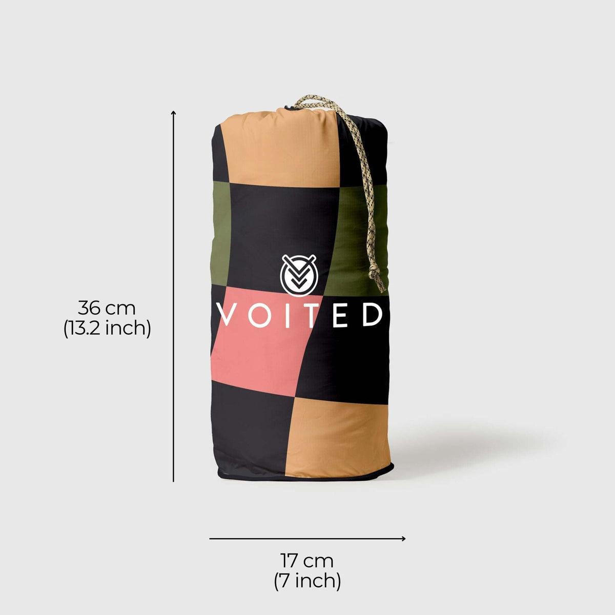 VOITED Fleece Outdoor Camping Blanket - Wavecheck