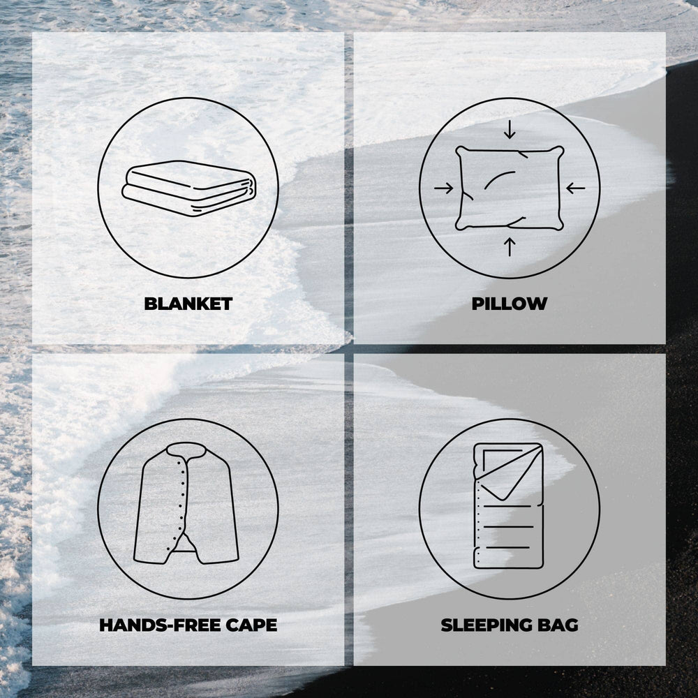 VOITED Fleece Outdoor Camping Blanket - Otherwild