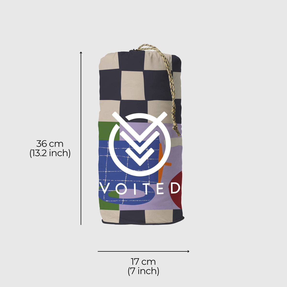 VOITED Fleece Outdoor Camping Blanket - Snack Mate