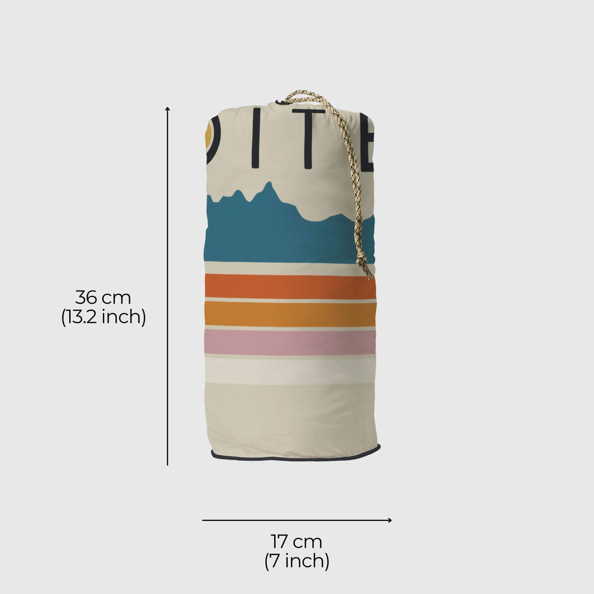 VOITED Fleece Outdoor Camping Blanket - Snowy Peak