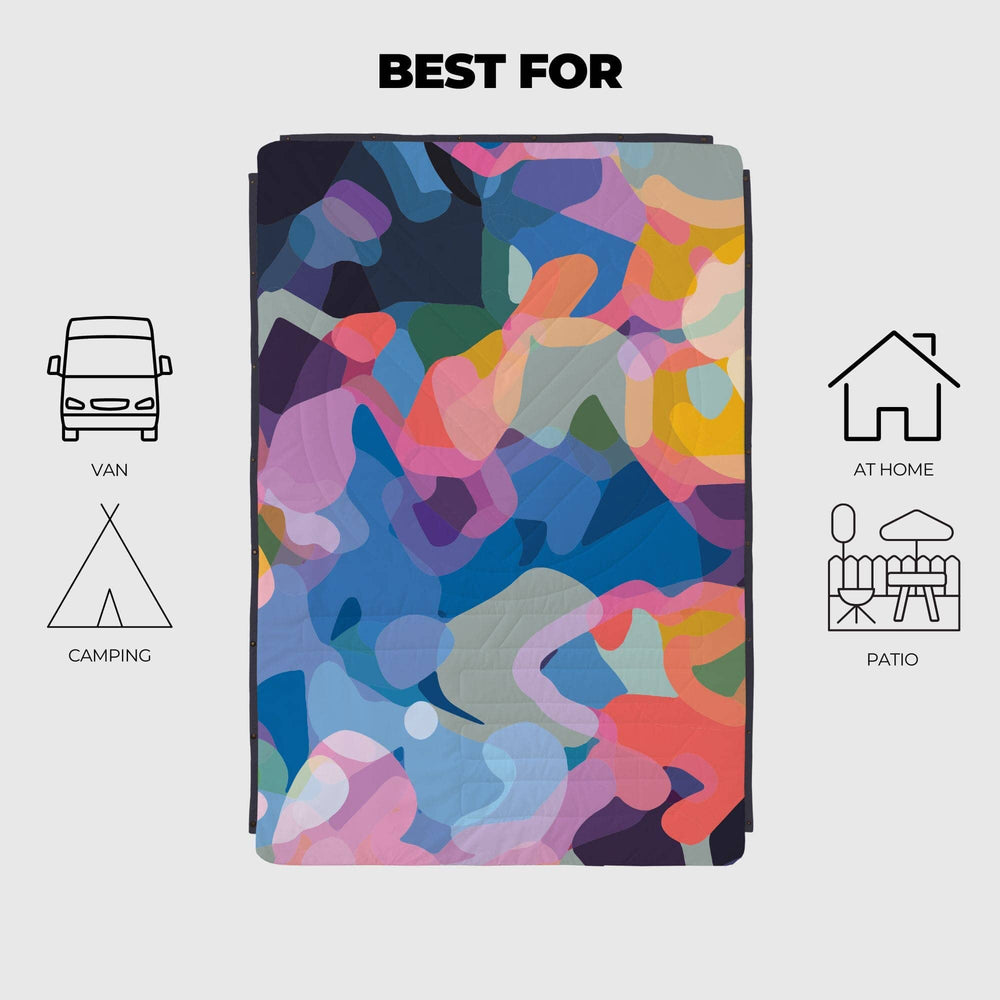 VOITED Mini Traveler Cream Indoor / Outdoor Camping Blanket - Beyond Real