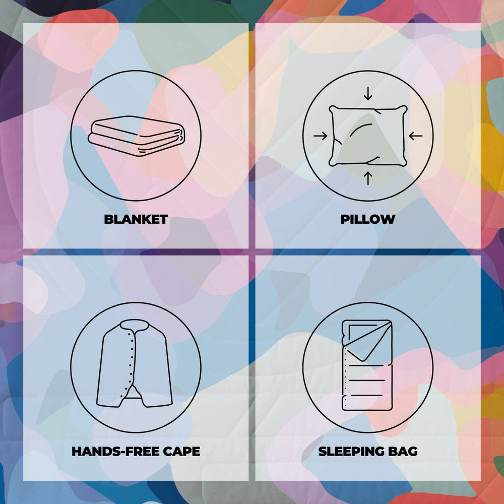 VOITED Mini Traveler Cream Indoor / Outdoor Camping Blanket - Beyond Real