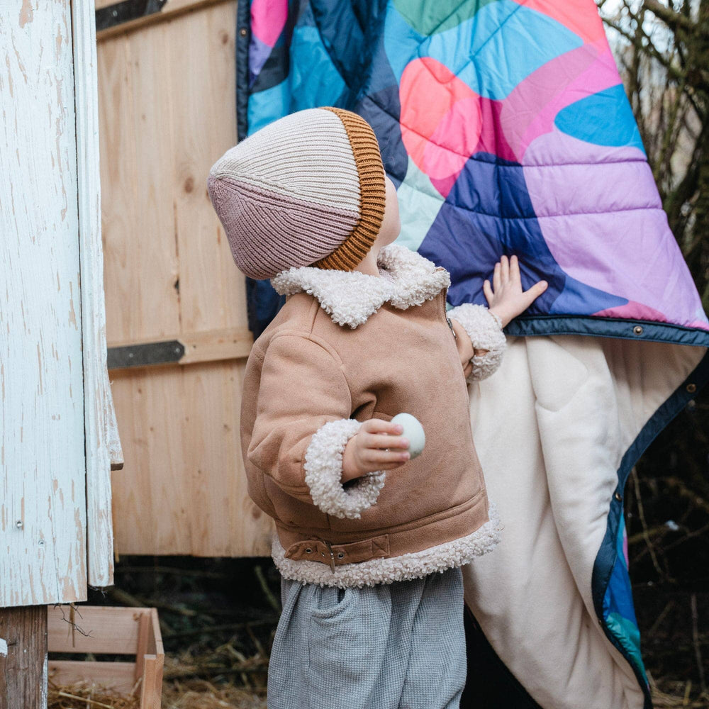 VOITED Mini Traveler Cream Indoor / Outdoor Camping Blanket - Beyond Real