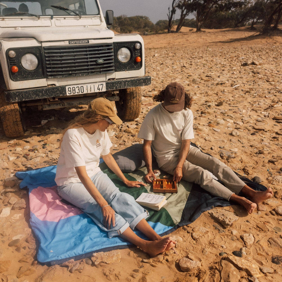 VOITED Compact Picnic & Beach Blanket - Dawntrail