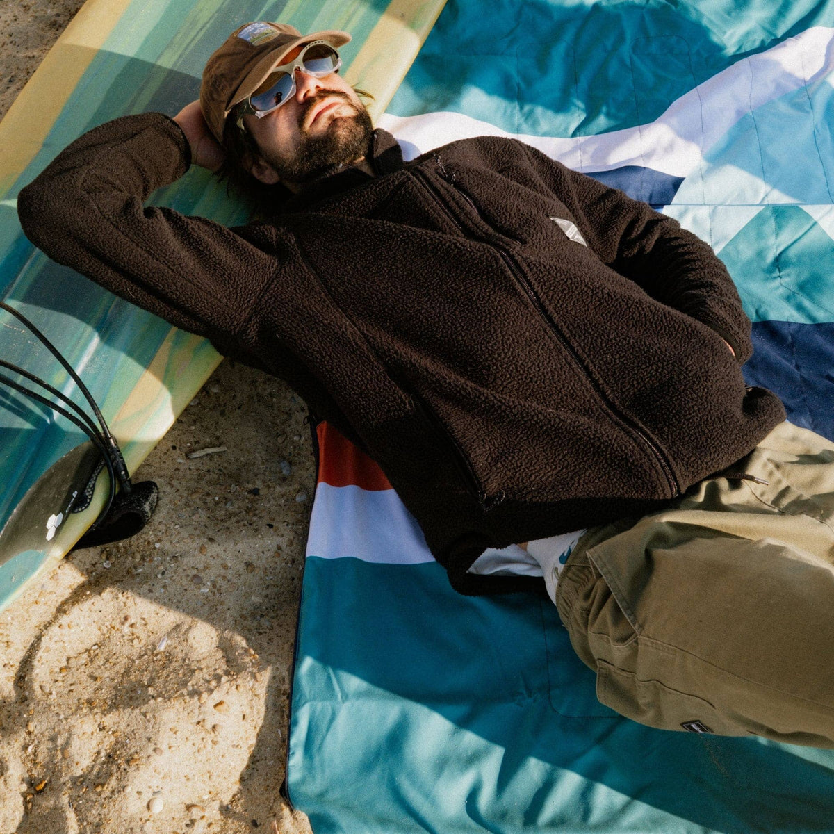 VOITED Compact Picnic & Beach Blanket - Luna Creek