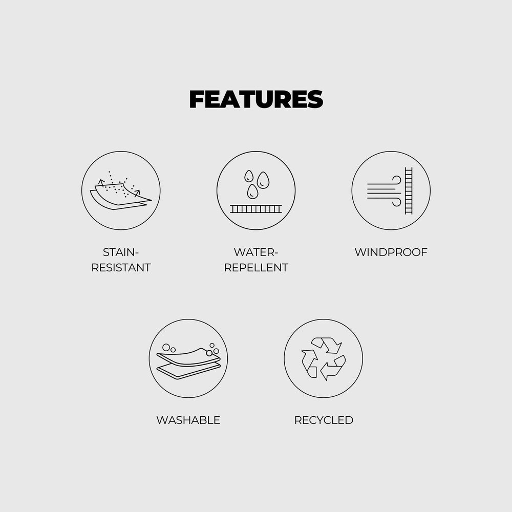 VOITED Recycled Ripstop Outdoor Camping Blanket - Blue Dancer/Sundial