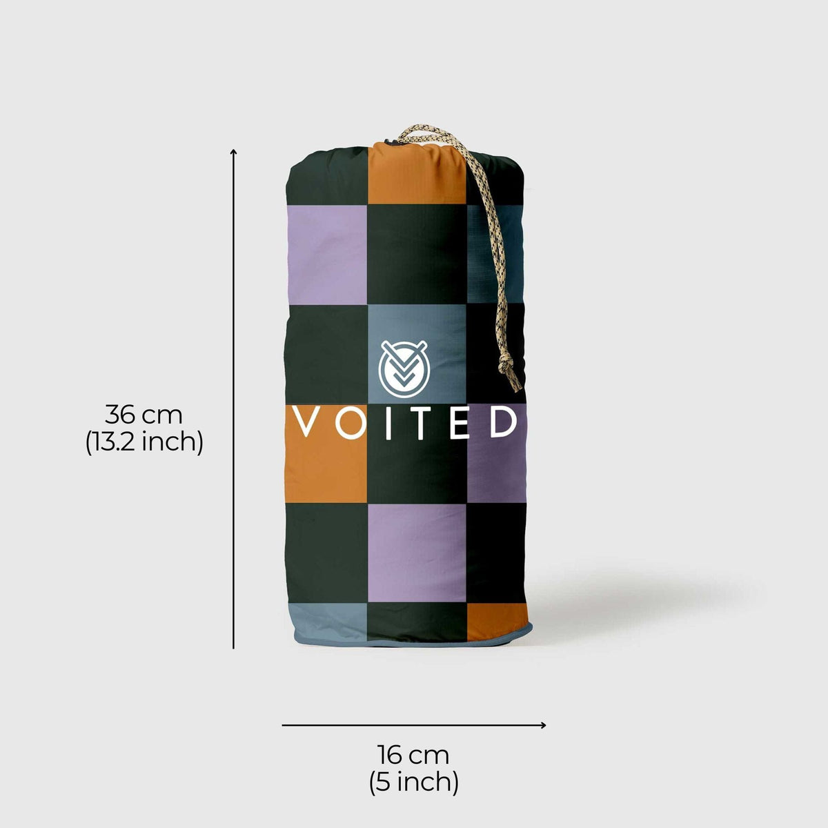 VOITED Recycled Ripstop Outdoor Camping Blanket - Cheeckers