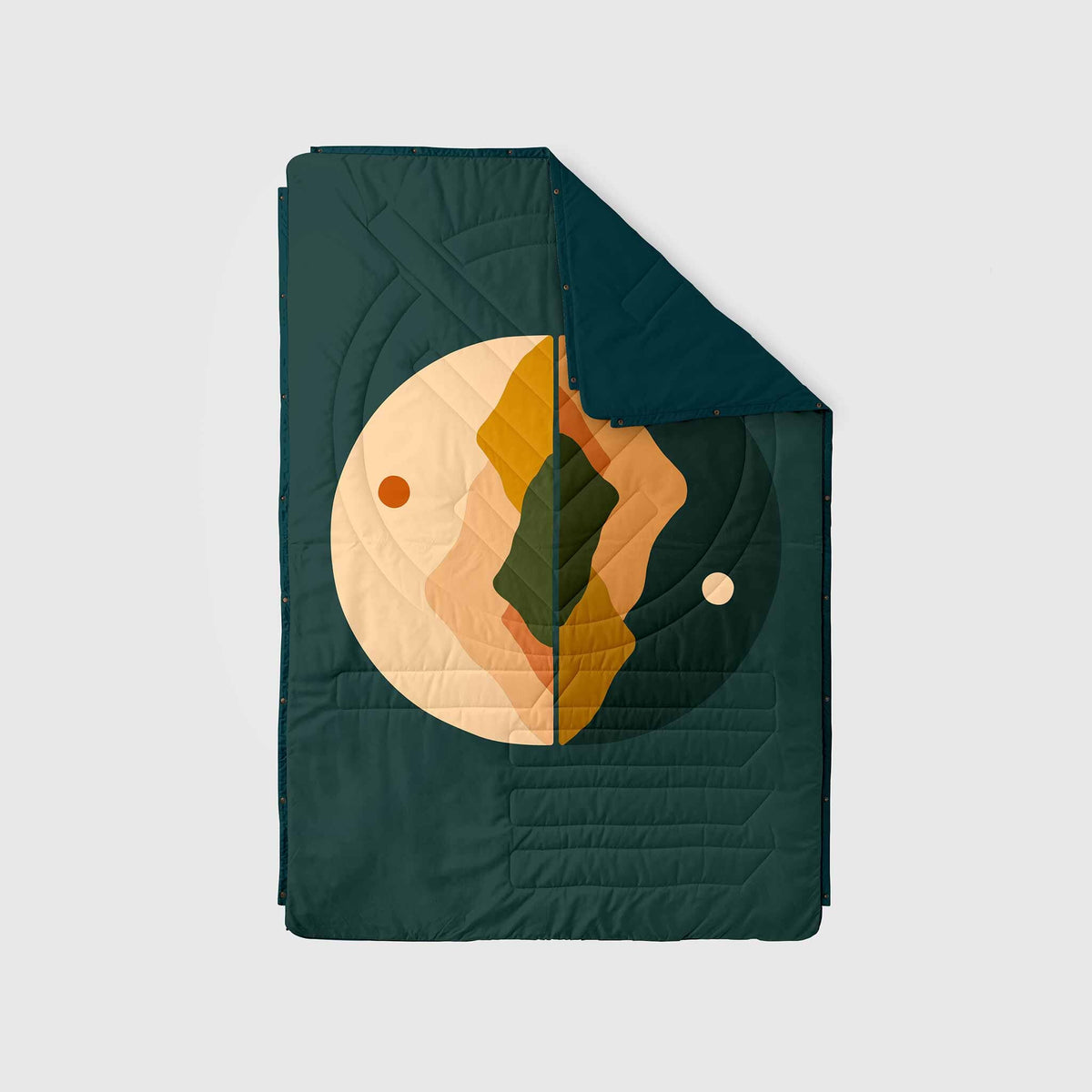 VOITED Recycled Ripstop Outdoor Camping Blanket - Day & Night