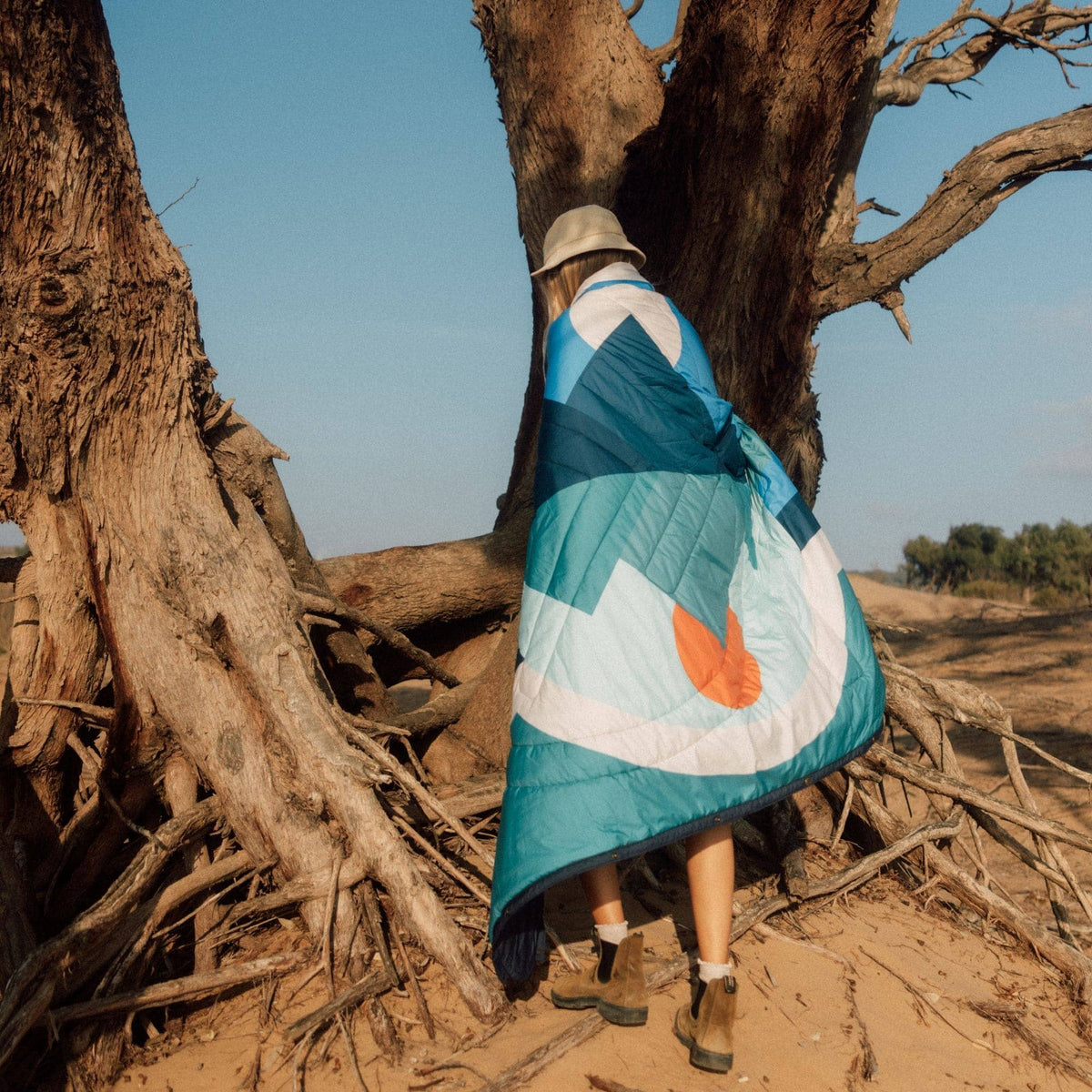 VOITED Recycled Ripstop Outdoor Camping Blanket - Luna Creek