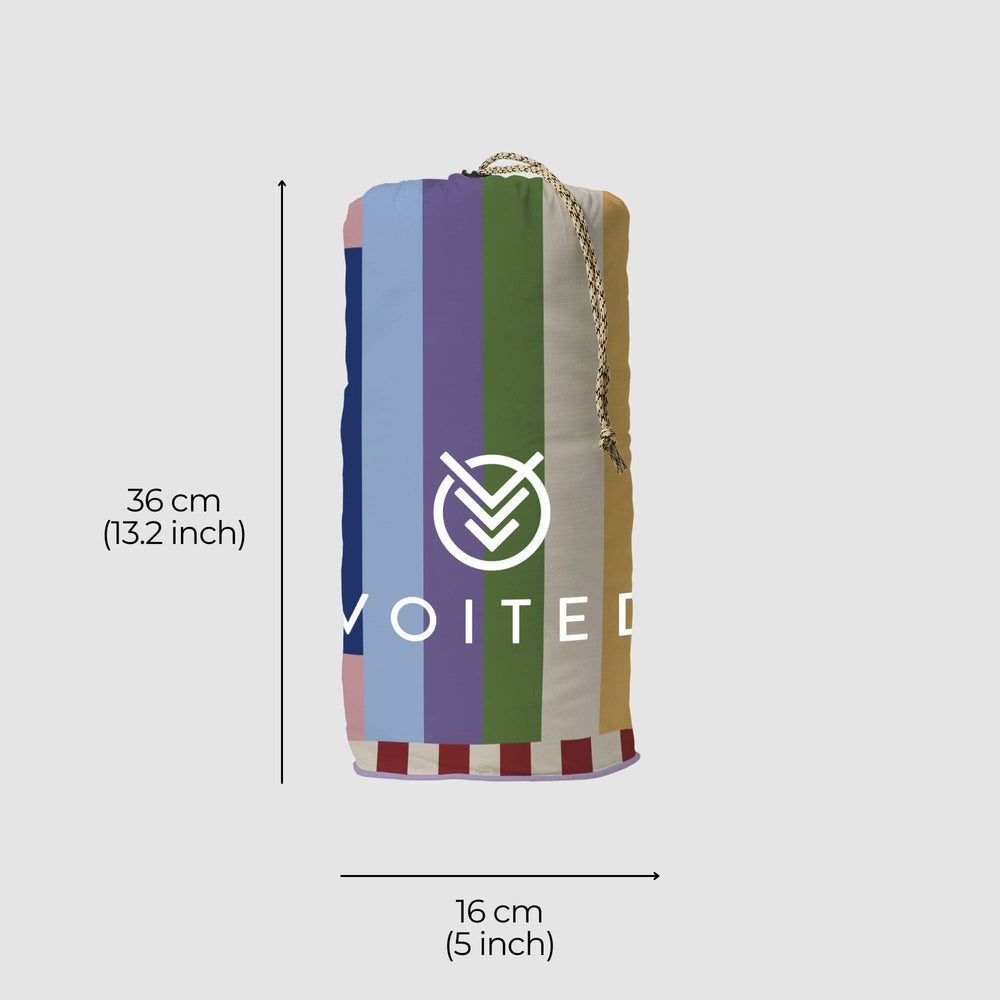 VOITED Recycled Ripstop Outdoor Camping Blanket - Moon River