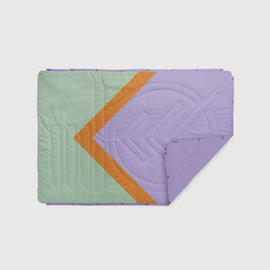 VOITED Recycled Ripstop Outdoor Camping Blanket - Spring Break/Digital Lavender