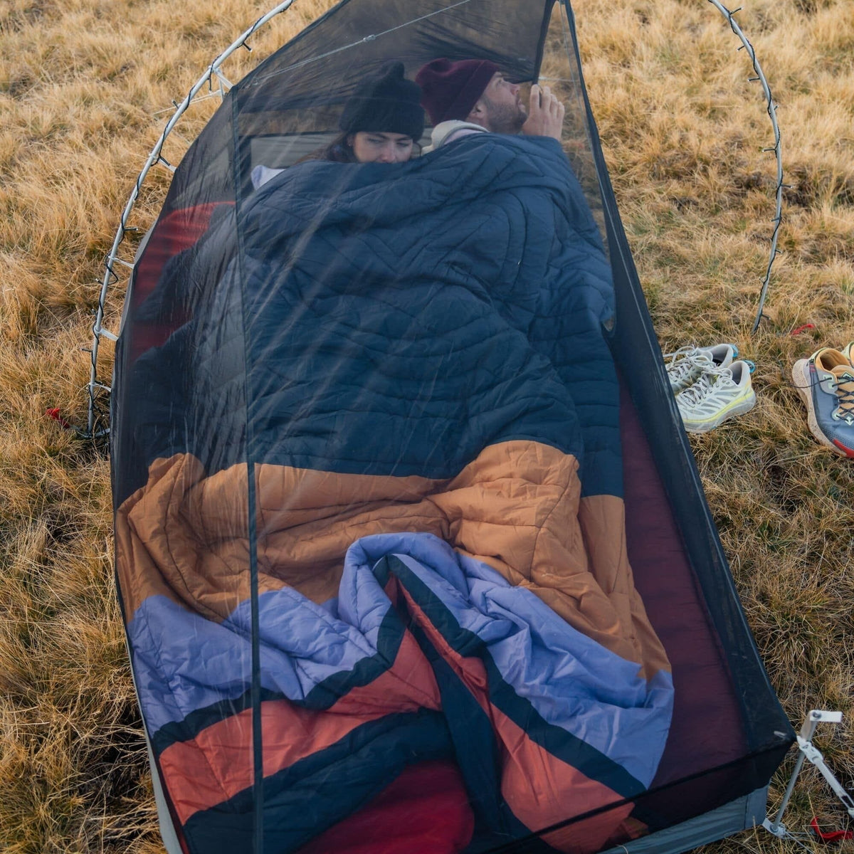 VOITED Slumber Zip Sack Blanket - Blocks
