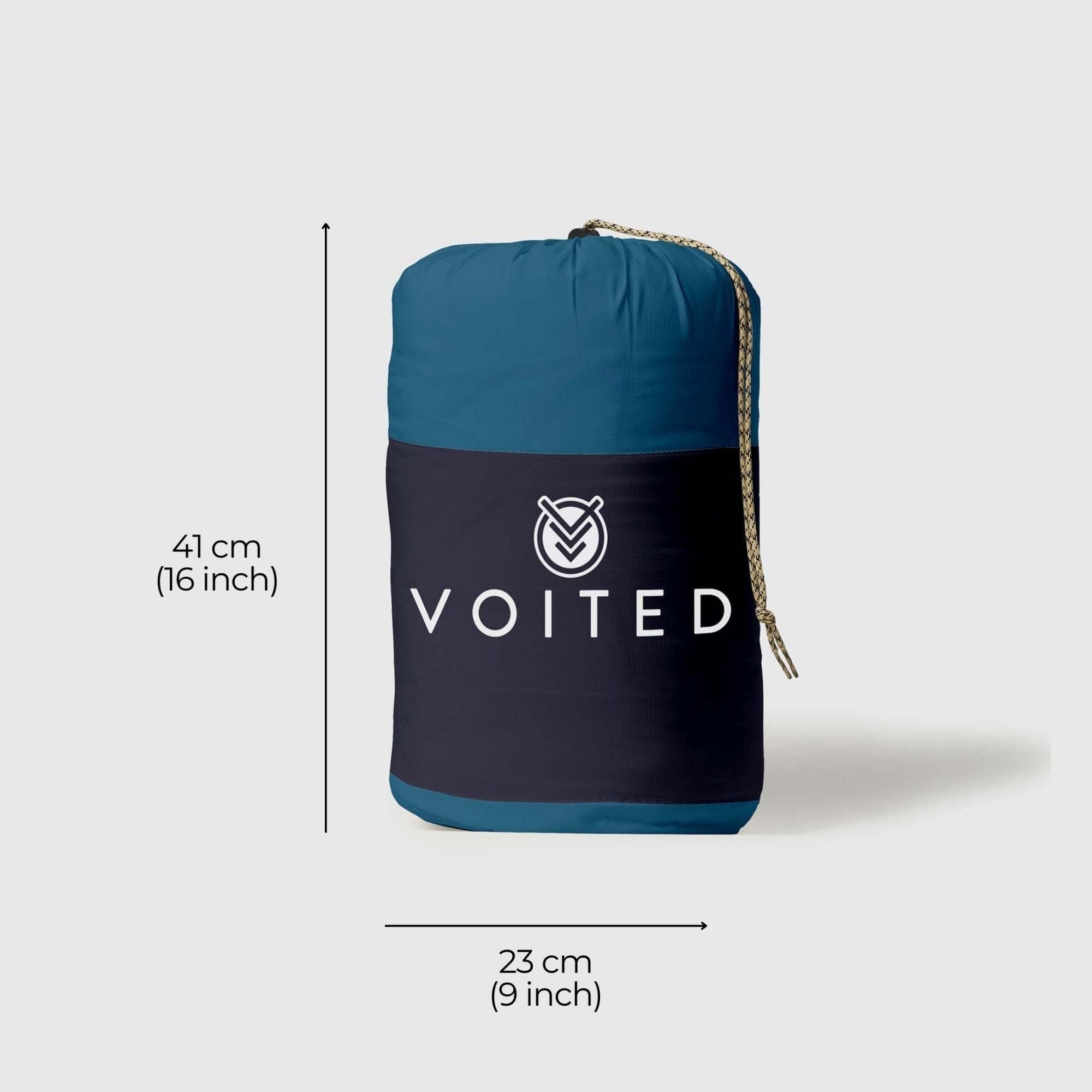 VOITED Slumber Zip Sack Blanket - Blue Steel | Versatile Sleeping