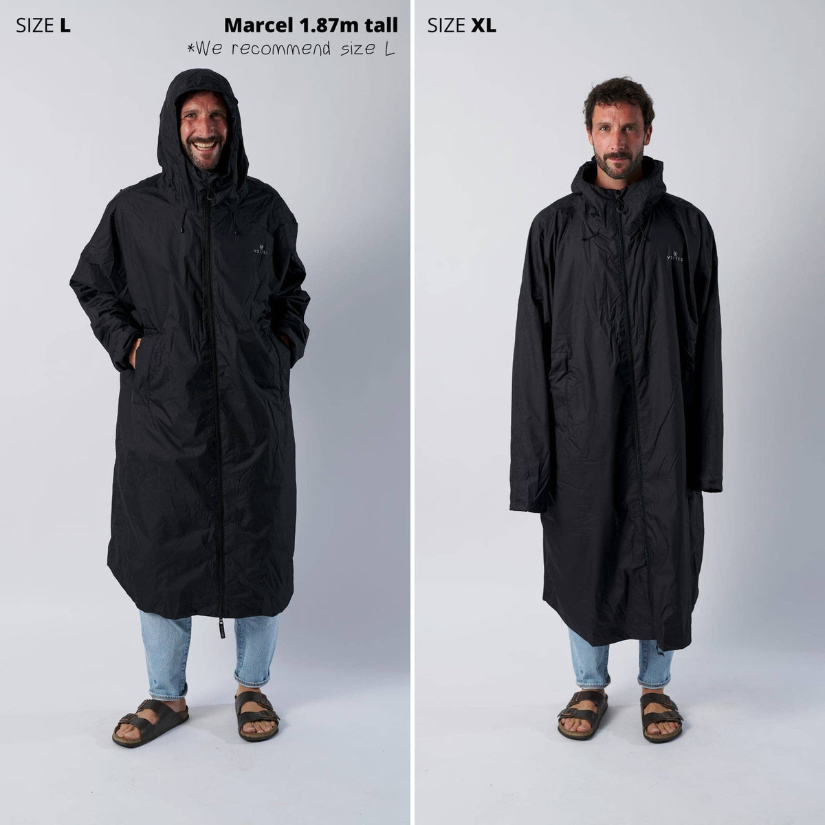 VOITED Allweather Coat - Black