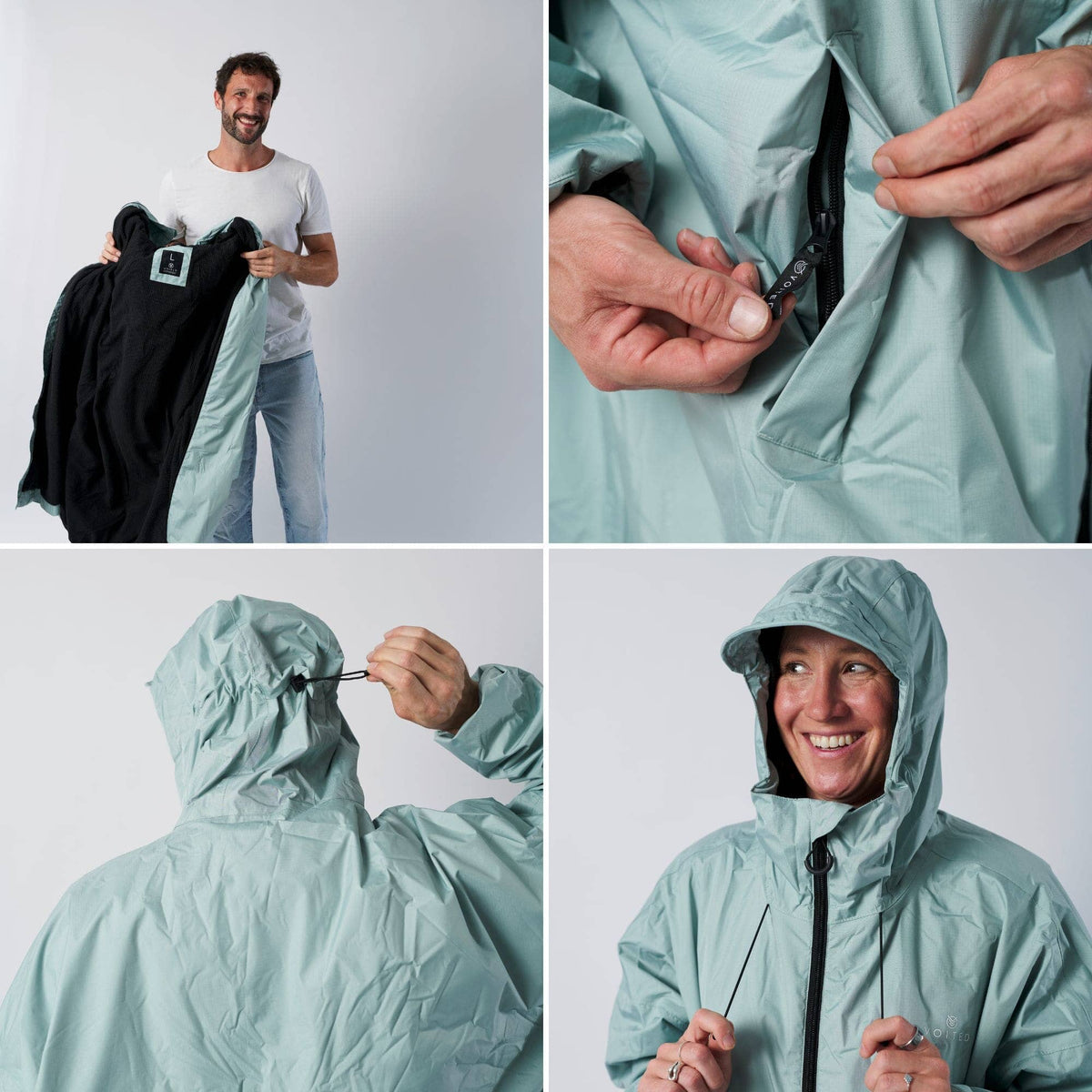 VOITED Allweather Coat - Eucalyptus
