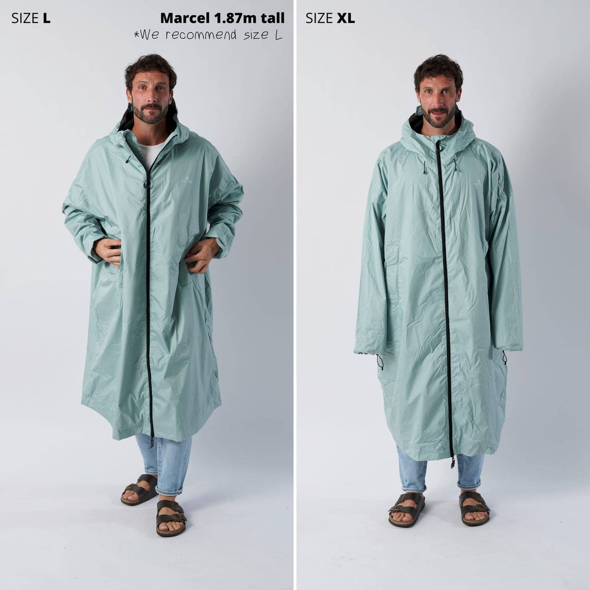 VOITED Allweather Coat - Eucalyptus