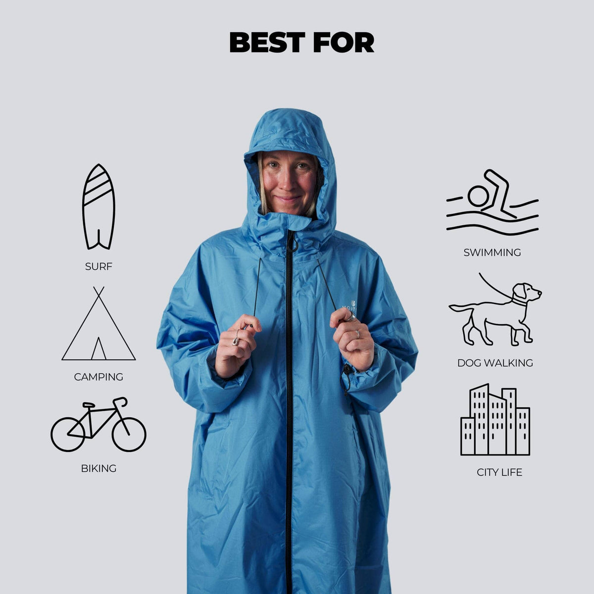 VOITED Allweather Coat - Waterfall