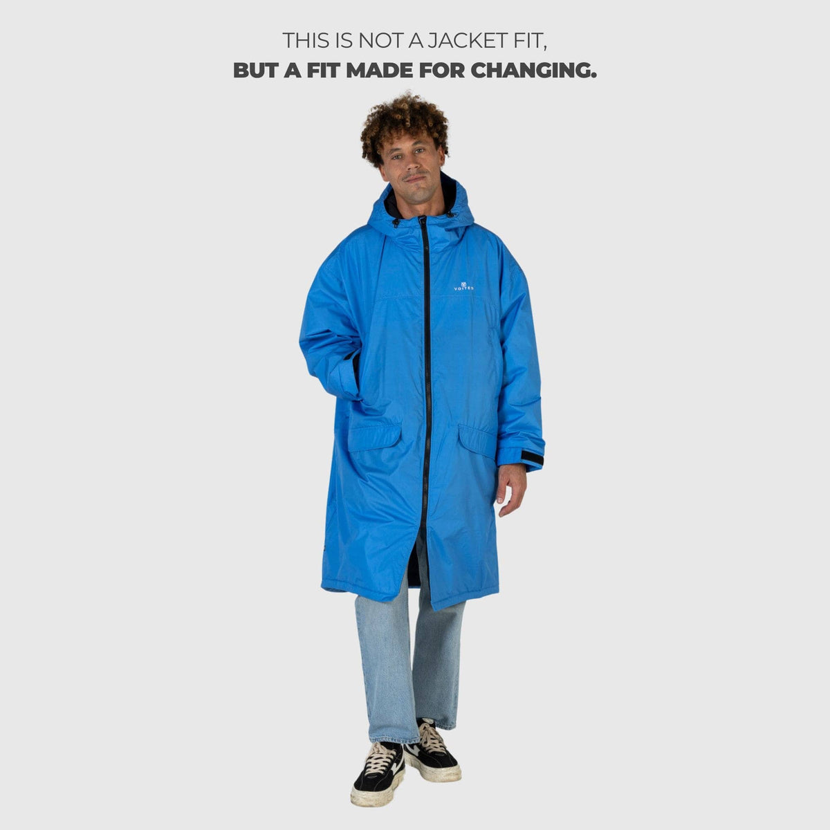 VOITED 3rd Edition Outdoor Changing Robe & Drycoat for Surfing, Camping, Vanlife & Wild Swimming - Waterfall