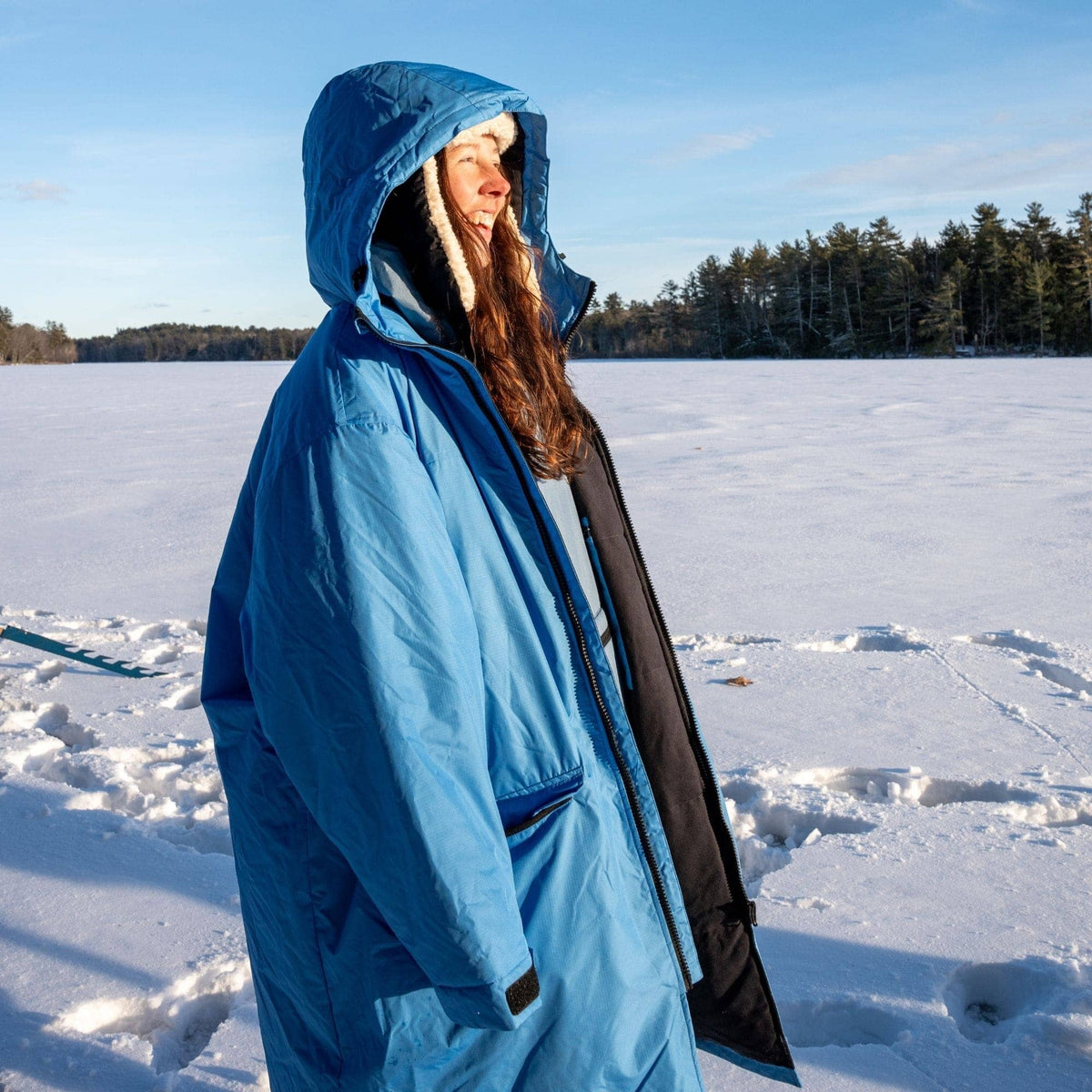 VOITED 3rd Edition Outdoor Changing Robe & Drycoat for Surfing, Camping, Vanlife & Wild Swimming - Waterfall