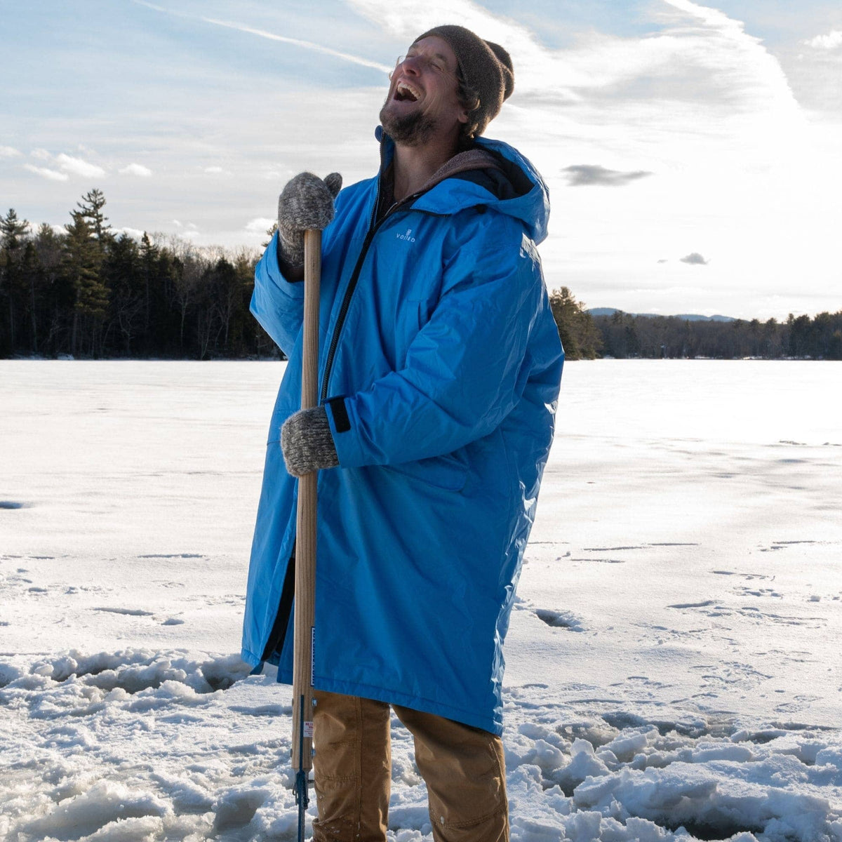 VOITED 3rd Edition Outdoor Changing Robe & Drycoat for Surfing, Camping, Vanlife & Wild Swimming - Waterfall